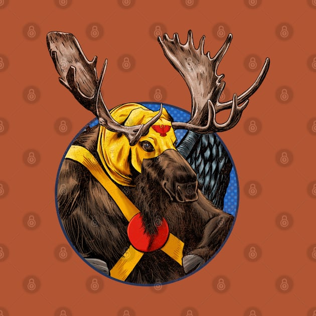 Golden Age Hawkmoose by ThirteenthFloor