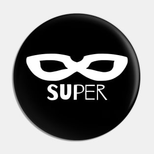 White Mask - Super Pin