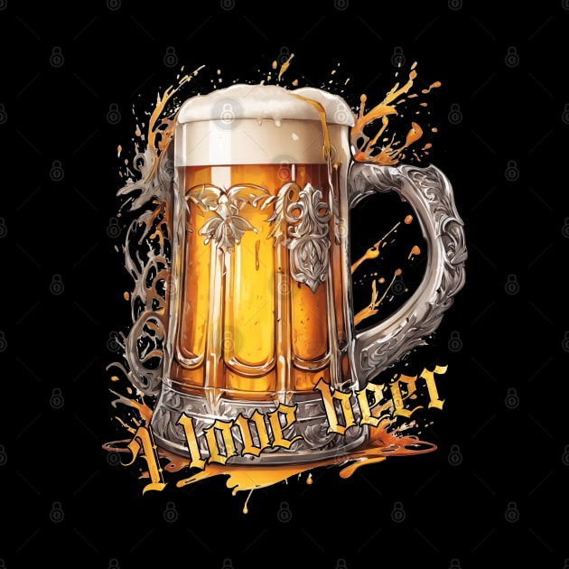 Mug Beers - I love beer by T-Shirt Paradise