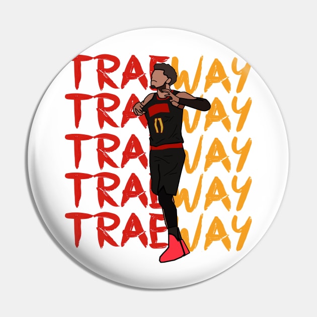 Trae Young 'TraeWay' Atlanta Hawks Pin by xavierjfong