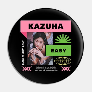 KAZUHA Easy Le Sserafim Pin