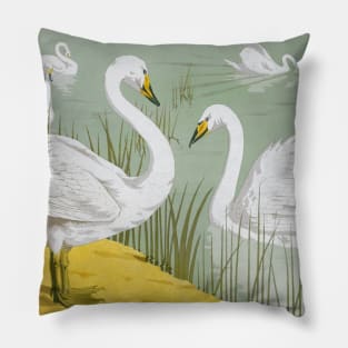 Cygne sauvage 1897 Pillow