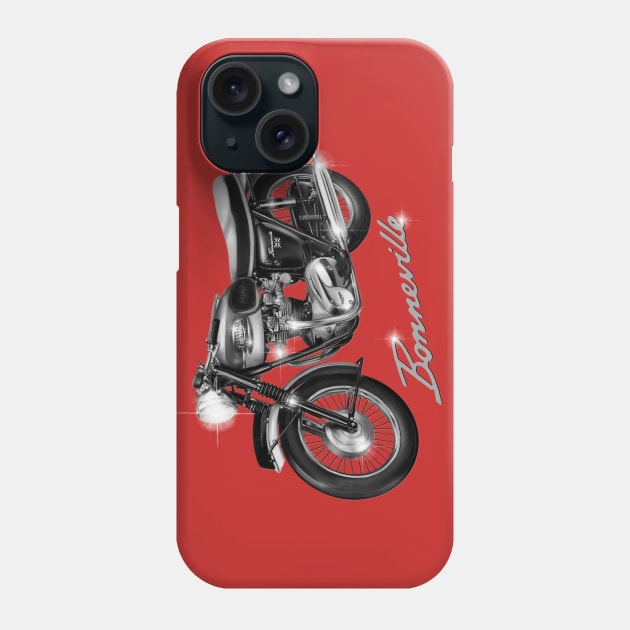 The Sublime Bonneville Motorcycle Phone Case by MotorManiac