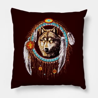 Wolf dreamcatchers Pillow