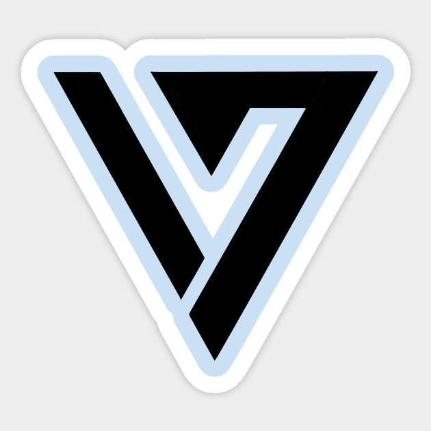 Seventeen Logo - Logo - Sticker | TeePublic