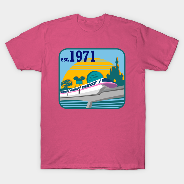 Discover Monorail Pink - Monorail - T-Shirt