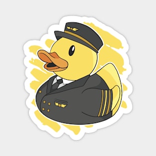 Cute Pilot Rubber Duckie // Bath Toy Duck Magnet