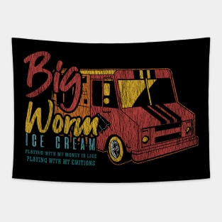 Vintage Big Worm's Ice Cream Tapestry