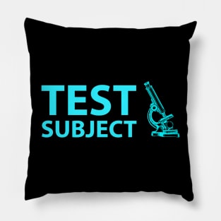 Test Subject Science Experiment Pillow