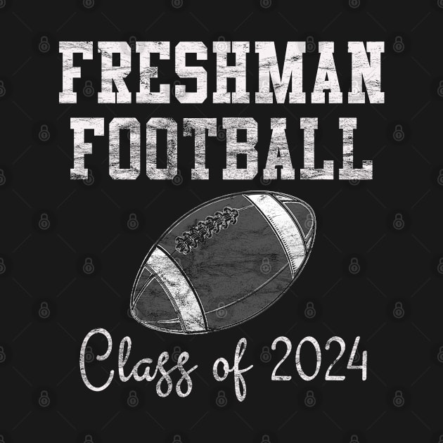 Vintage Freshman Football Class of 2024 by tropicalteesshop