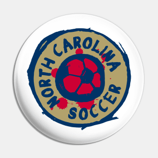 North Carolina Soccer 01 Pin