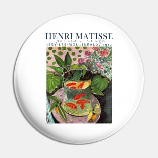 Poisson Rouge Henri Matisse  Exhibition poster Pin