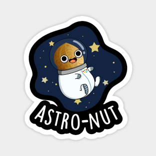 Astro-nut Cute Nut Astonaut Pun Magnet