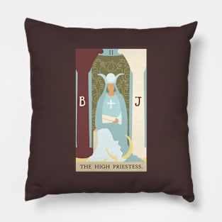 The High Priestess Tarot Card Pillow