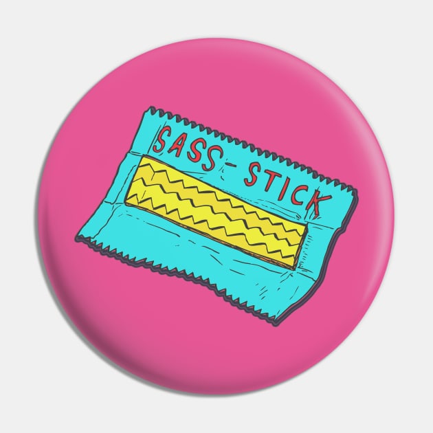 Sass Stick Pin by minniemorrisart