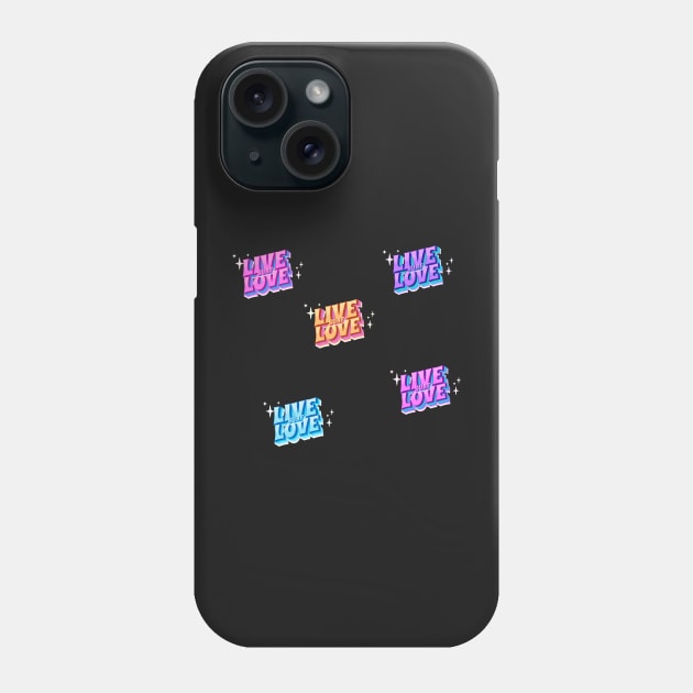 Live Love Surf Phone Case by timegraf