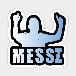 Messi (blue halftones) Magnet