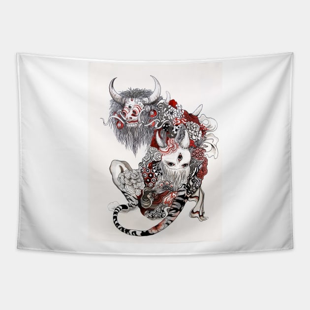 Barong Tapestry by Luke Gray