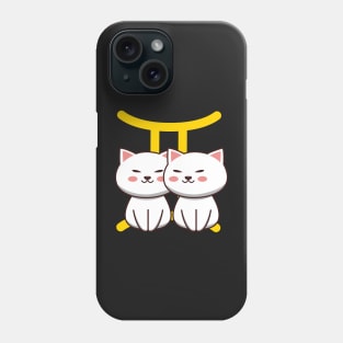 Gemini Zodiac Cat Phone Case