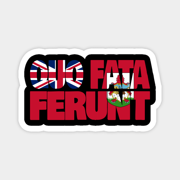 Bermuda Motto Flag Magnet by Kuni Art