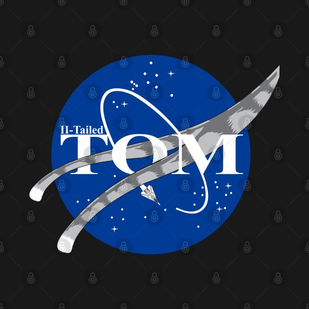 Two Tailed Tom - Space Tomcat - Grey by Two Tailed Tom