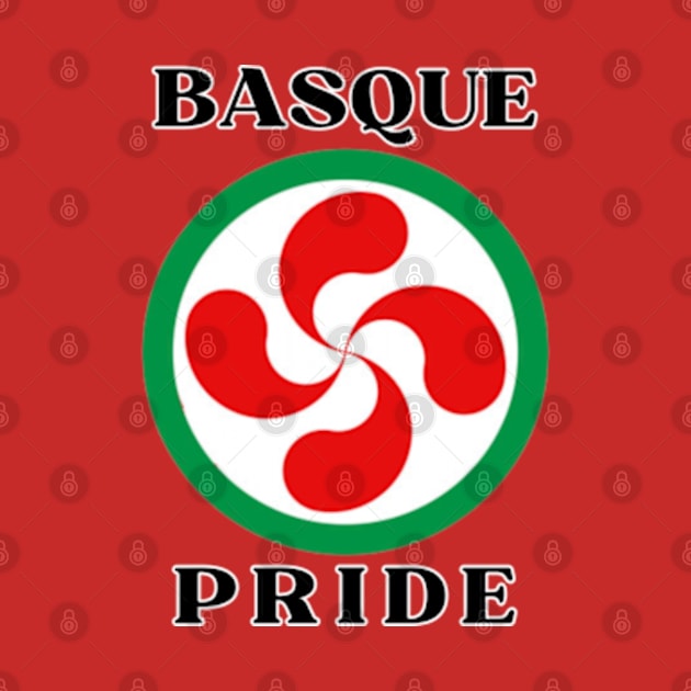 Basque Pride - Lauburu The Basque Cross by Desert Owl Designs