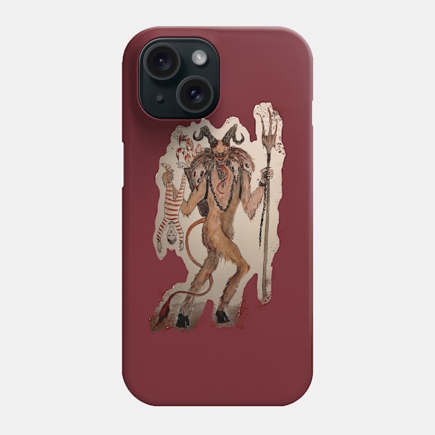 Happy Krampus night! Phone Case by Dasha Paramonova