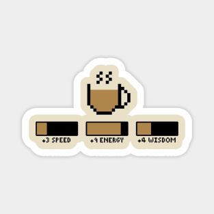 Coffee stats gamer Magnet