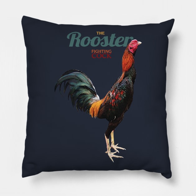 Rooster Pillow by KewaleeTee