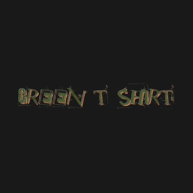 GREEN T-SHIRT LOGO by OUTLAWDB