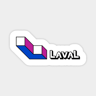 Laval Quebec Flag Decal Magnet