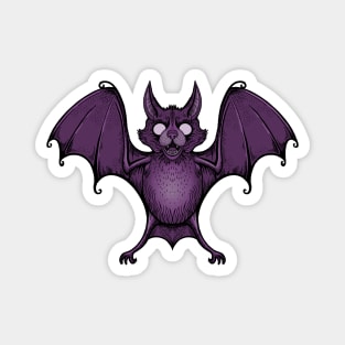 Purple Vampire Bat Magnet