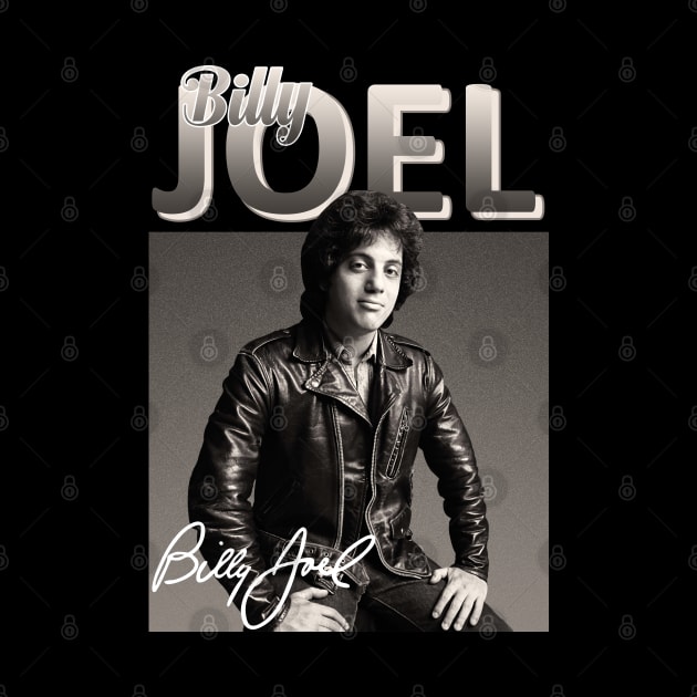 Billy Joel // 80s Musician Vintage // by BlackAlife