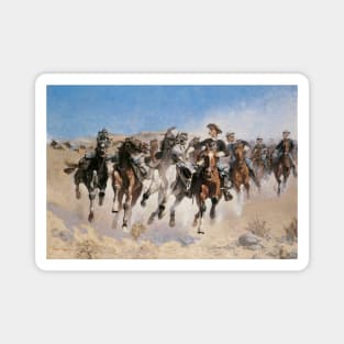 Dismounted by Frederic Remington Magnet