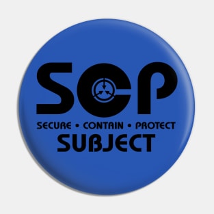 SCP Foundation Pin