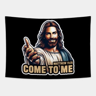 Matthew 11:28 Come To Me I Will Give You Rest Tapestry