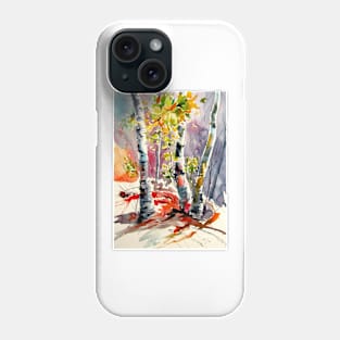 Autumn forest imression Phone Case