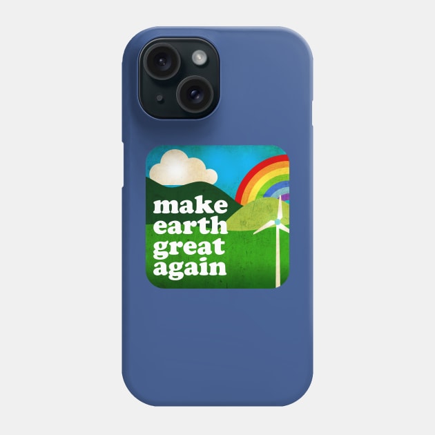 MAKE EARTH GREAT AGAIN - ILLUSTRATION 01. Phone Case by CliffordHayes