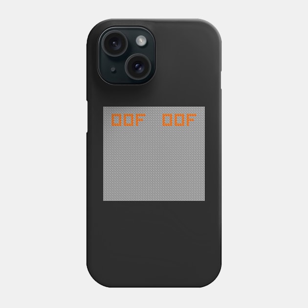 OOF Lava Letters Socks Phone Case by SolarCross