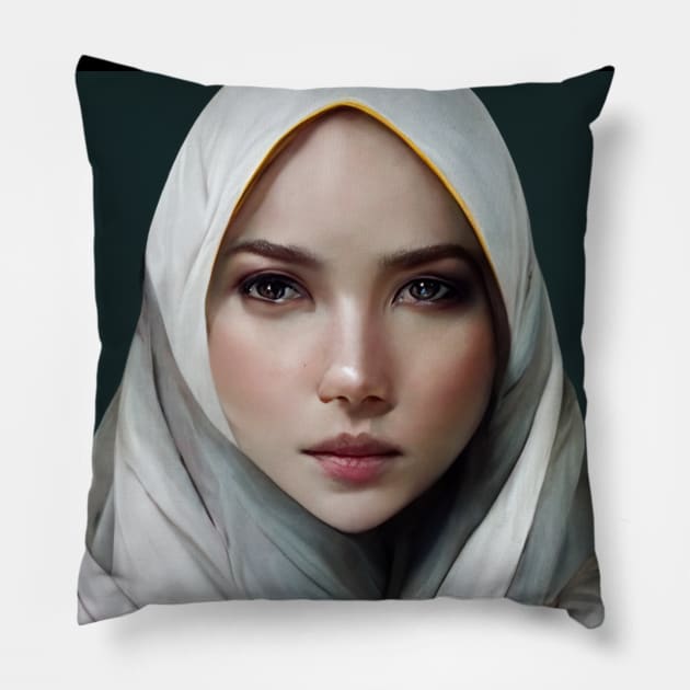 THE BEAUTY OF WOMAN Pillow by artbyalphonse