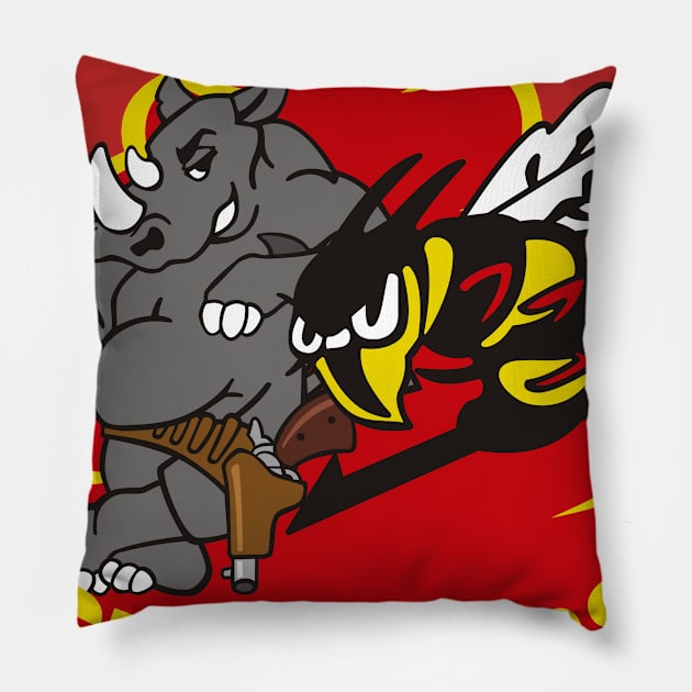 F/A18 Rhino VFA113 Stingers Pillow by MBK