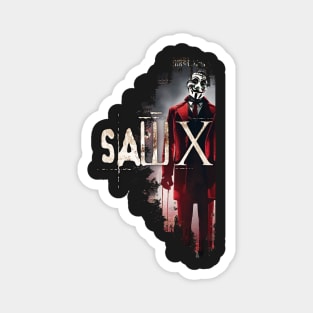 SAW X ( saw 10 )Tobin Bell as John Kramer movie graphic design poster Magnet