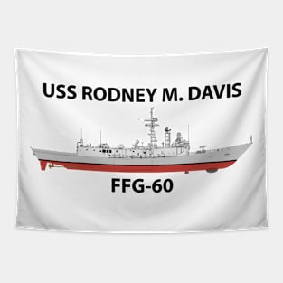 USS RODNEY M. DAVIS - FFG-60 OH PERRY CLASS Tapestry