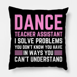 Dance teacher assistant Christmas from student Pillow