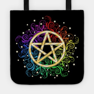 Rainbow Pentagram Tote