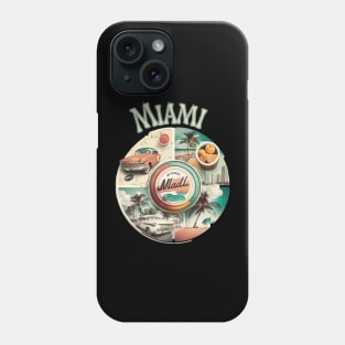 Miami Florida Travel Design Phone Case