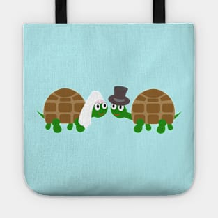 Tortoise wedding day Tote