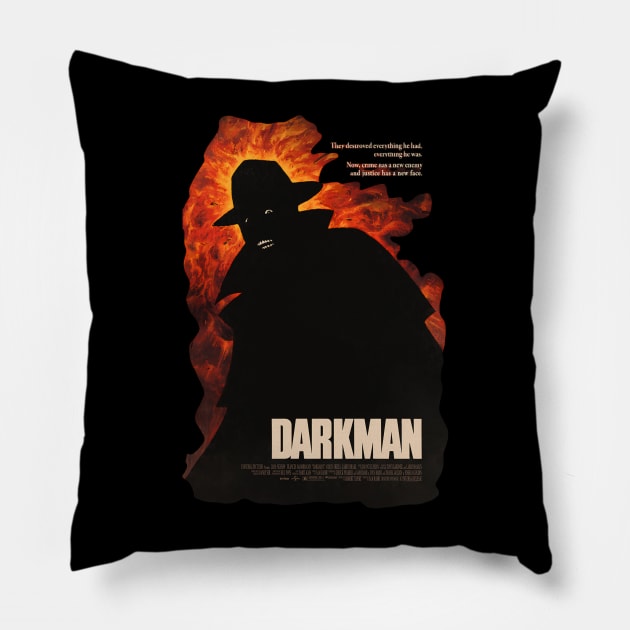 Beware... The Darkman! Pillow by The Store Name is Available