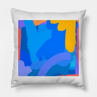 Shades of blue Pillow