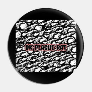 OK Plague Rat Rat Swarm Pin